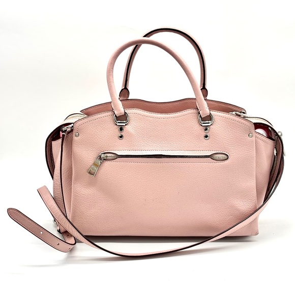 Coach Drew Satchel in Blossom Pink - Picture 3 of 14